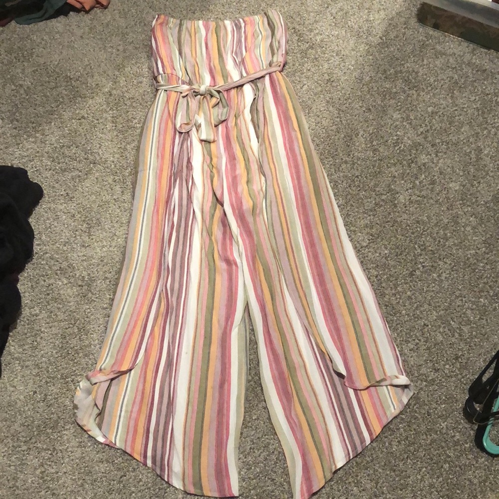 Strapless jumpsuit